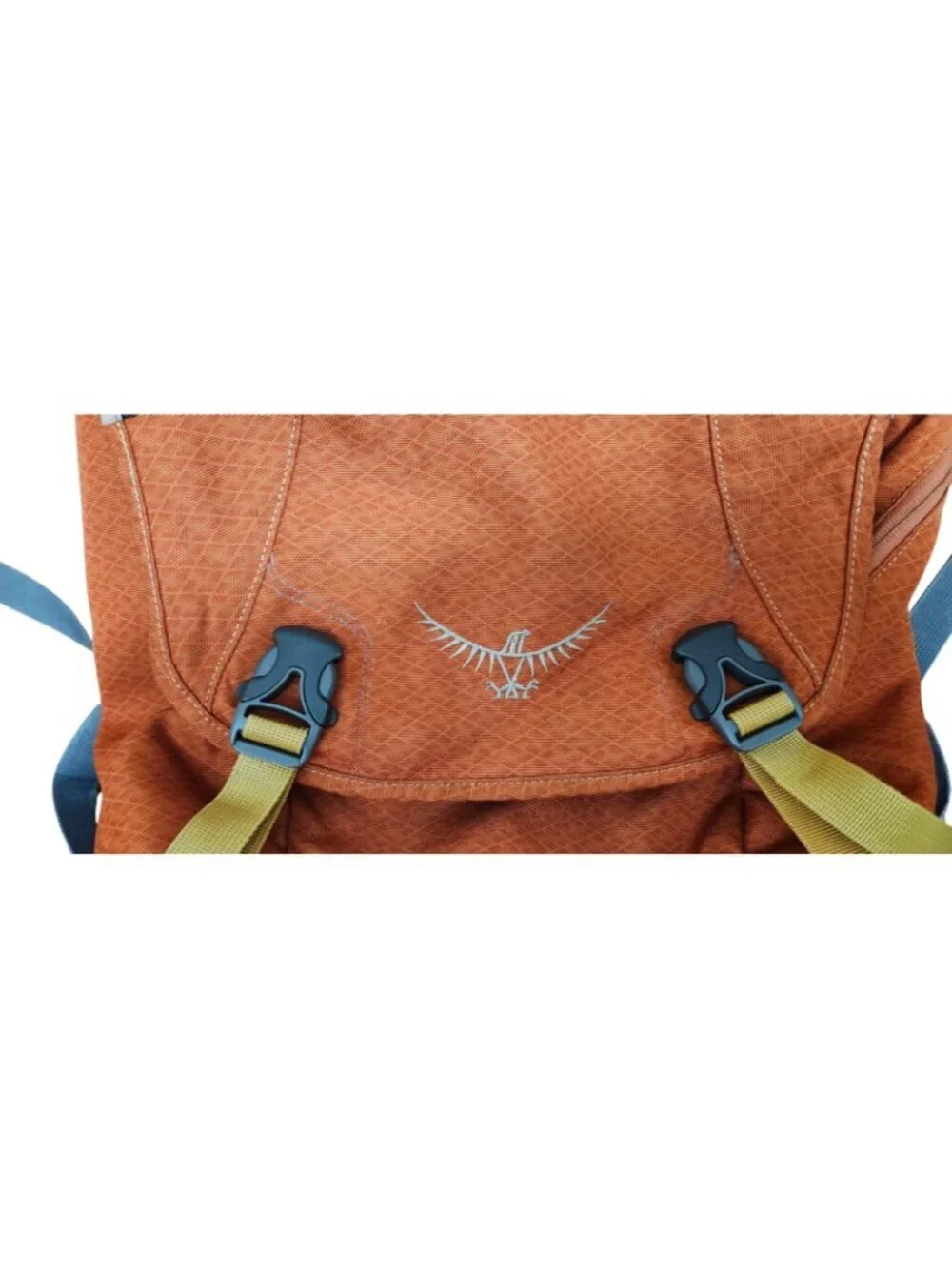 Osprey Flap Backpack Orange Hiking Travel Daypack Lightweight Outdoor Bag